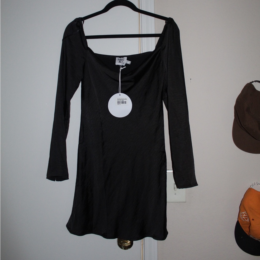 Princess Polly black star power mini dress